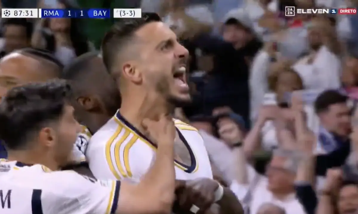 Imagem de contexto do artigo Joselu entra e aproveita erro de Neuer para empatar o Real Madrid-Bayern. Veja aqui