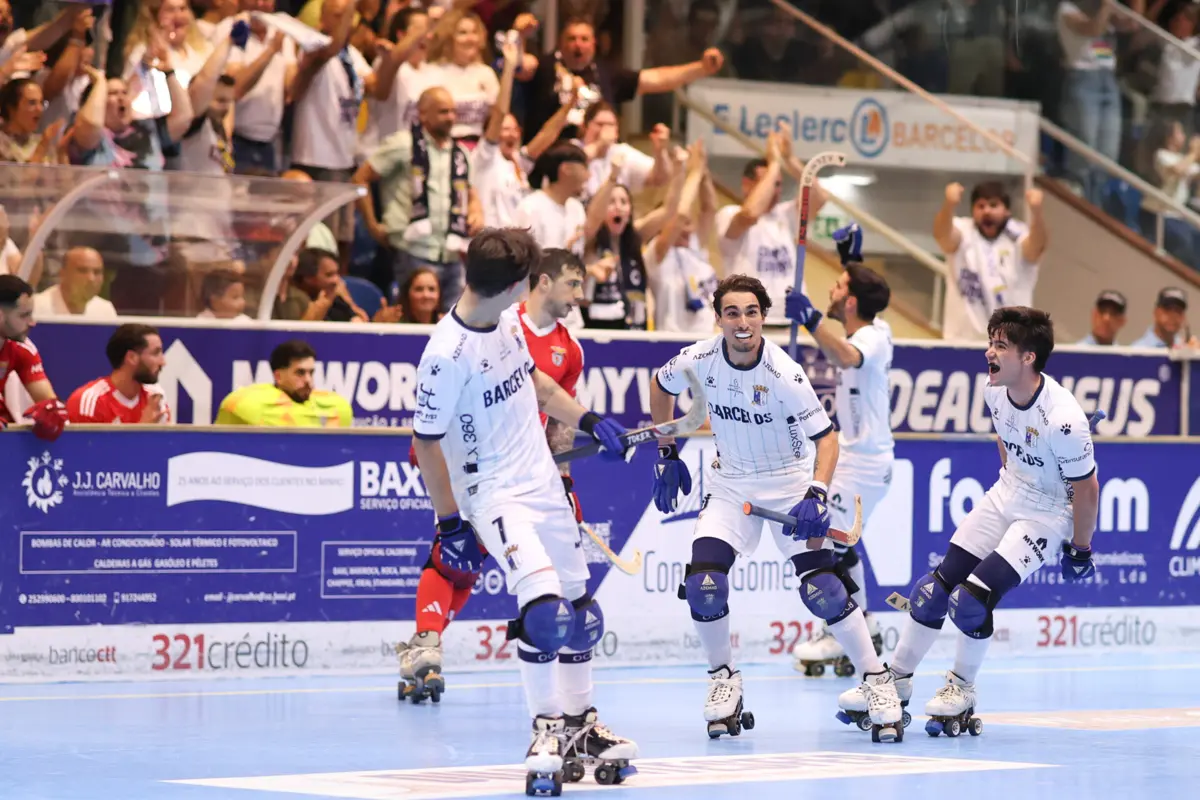 Imagem de contexto do artigo Barcelos ganha ao Benfica em casa e empata meias-finais