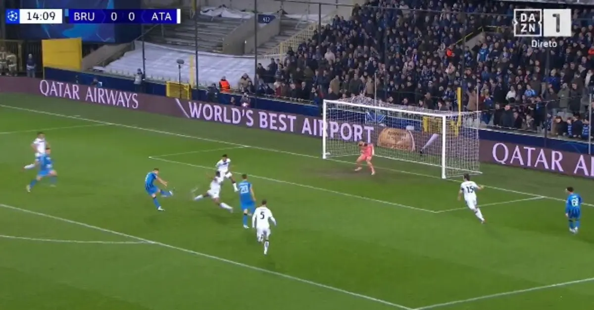 Imagem de contexto do artigo Jutglà bate Rui Patrício e abre marcador do Club Brugge-Atalanta: veja aqui