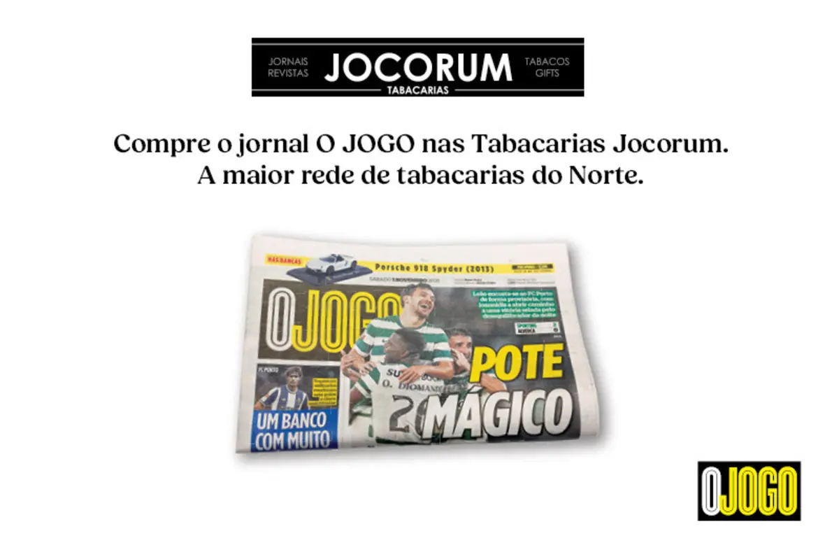 Imagem de contexto do artigo Compre O JOGO nas Tabacarias Jocorum, a maior rede de tabacarias do Norte