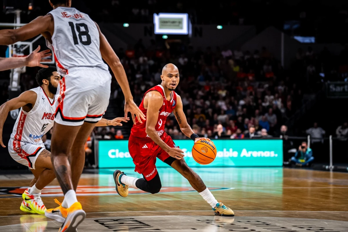 Imagem de contexto do artigo Liga dos Campeões da FIBA: Benfica sai de Le Mans com nova derrota