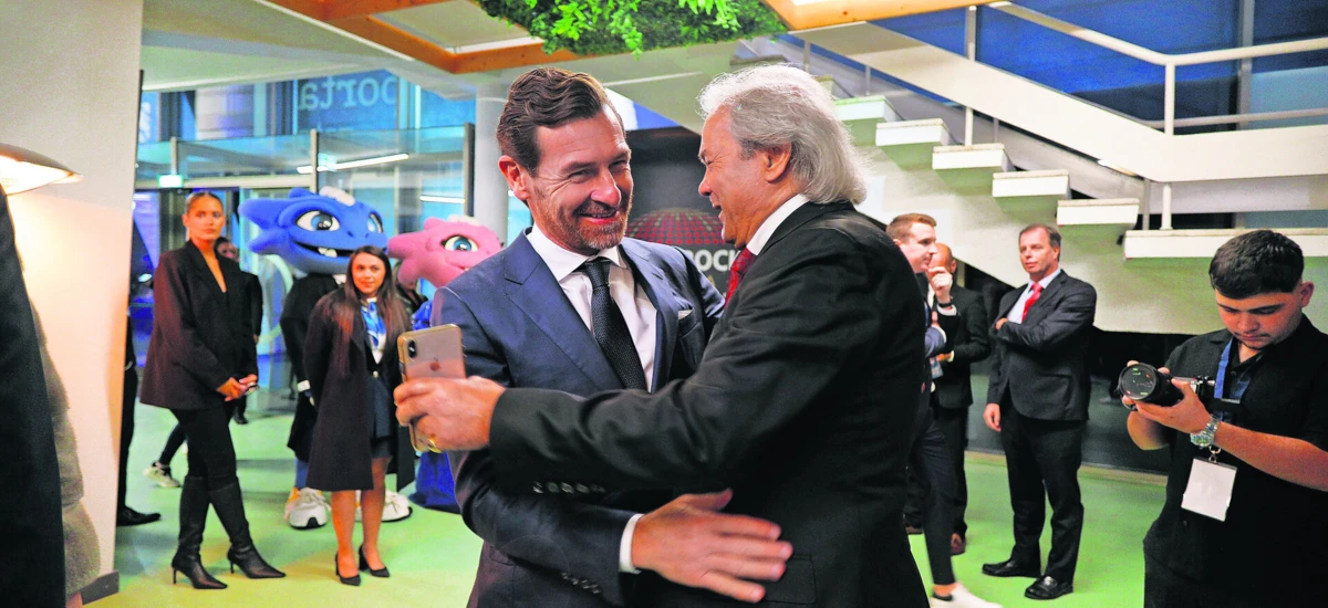 Villas-Boas e Madjer (Créditos: Miguel Oliveira)