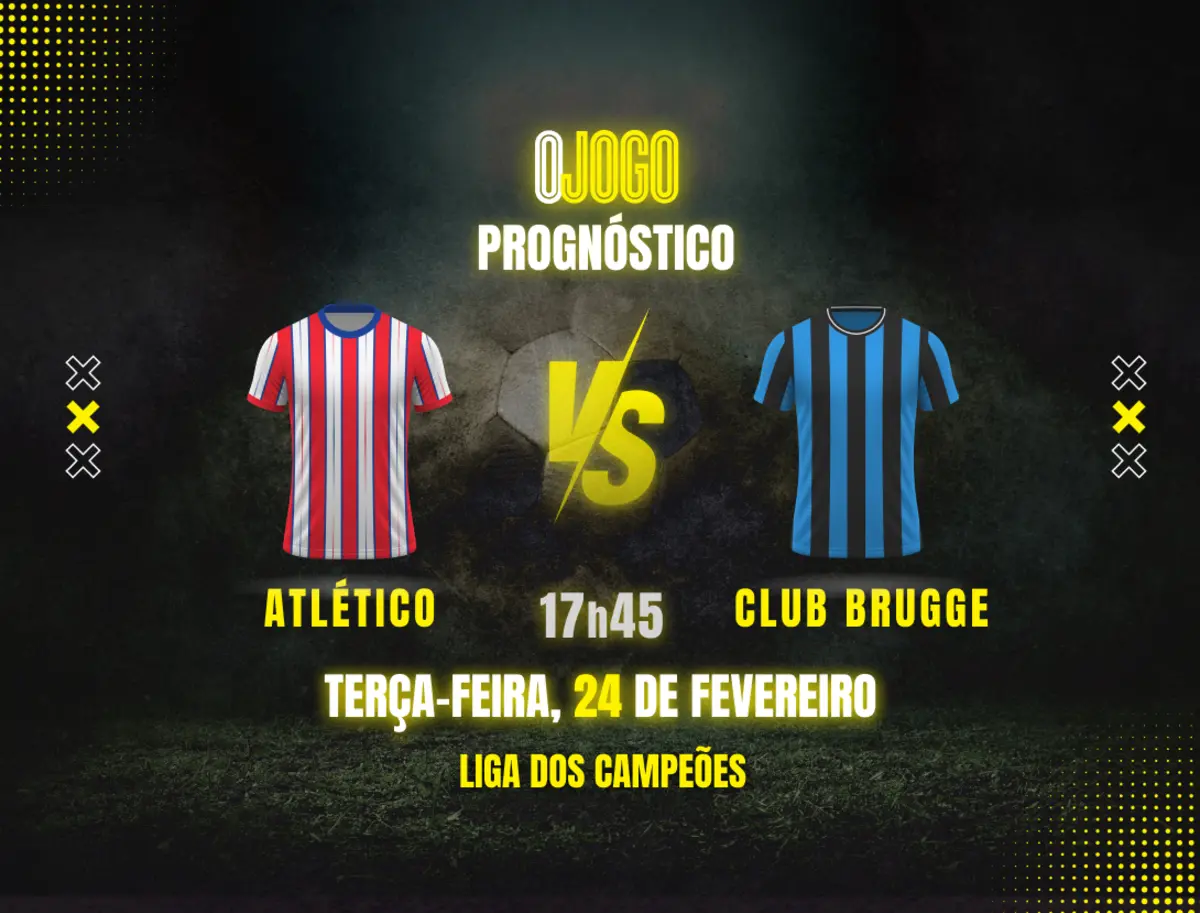 Imagem de contexto do artigo Prognóstico Atlético Madrid vs Club Brugge: Dicas - Champions League