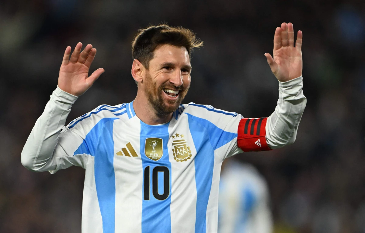Messi, jogador da Argentina