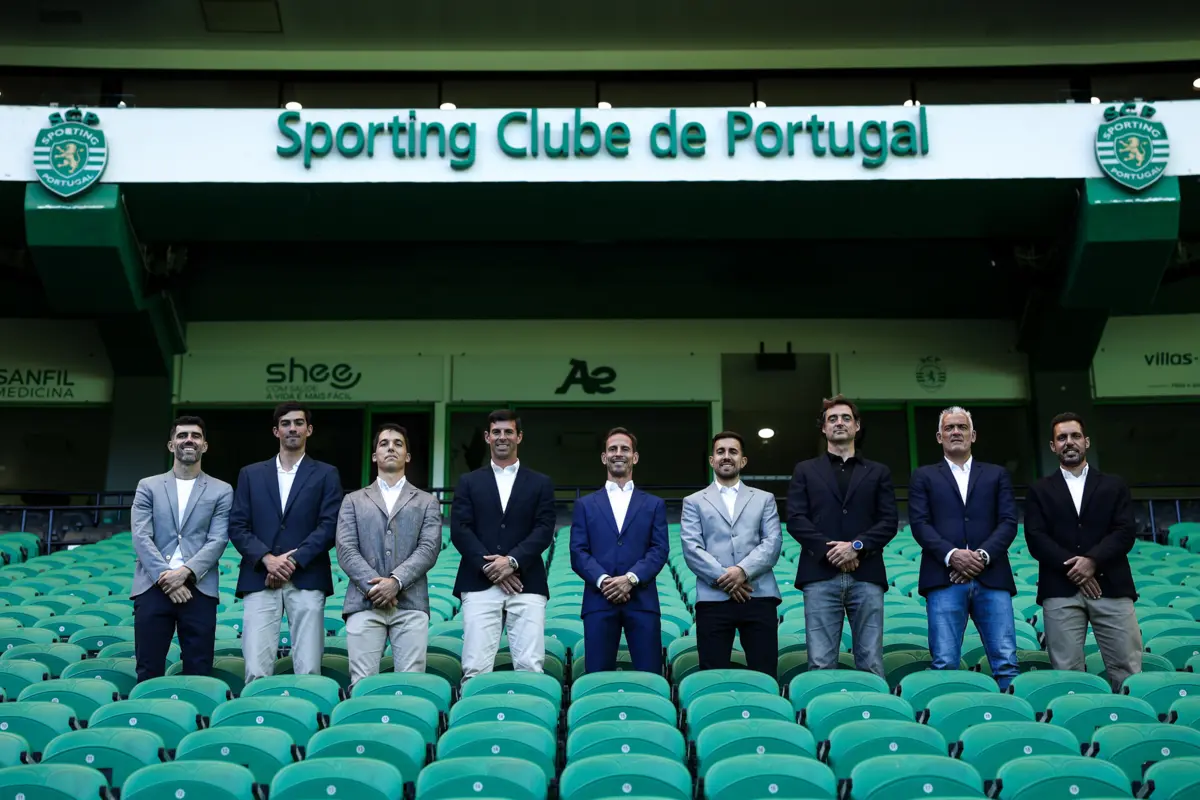 Luís Neto, António Pina, Pedro Cardoso, Tiago Teixeira, João Pereira, José Caldeira, Gonçalo Álvaro, Tiago Ferreira e Hugo Tecelão
