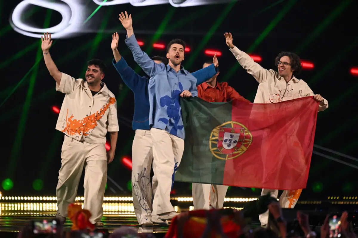 Napa representaram Portugal (Créditos: AFP)