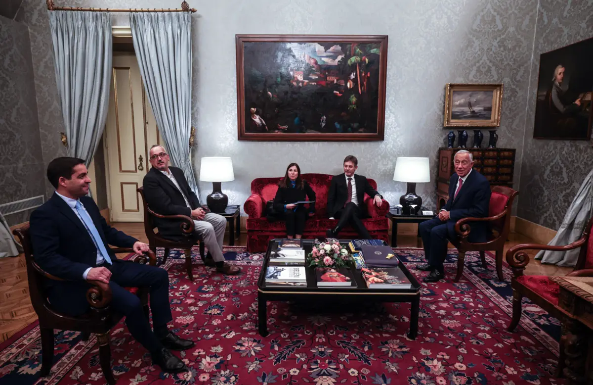 Marcelo Rebelo de Sousa recebeu a comitiva da Notícias Ilimitadas em Belém