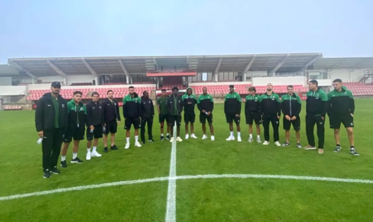 A equipa do Lusitânia (Reprodução: Facebook)