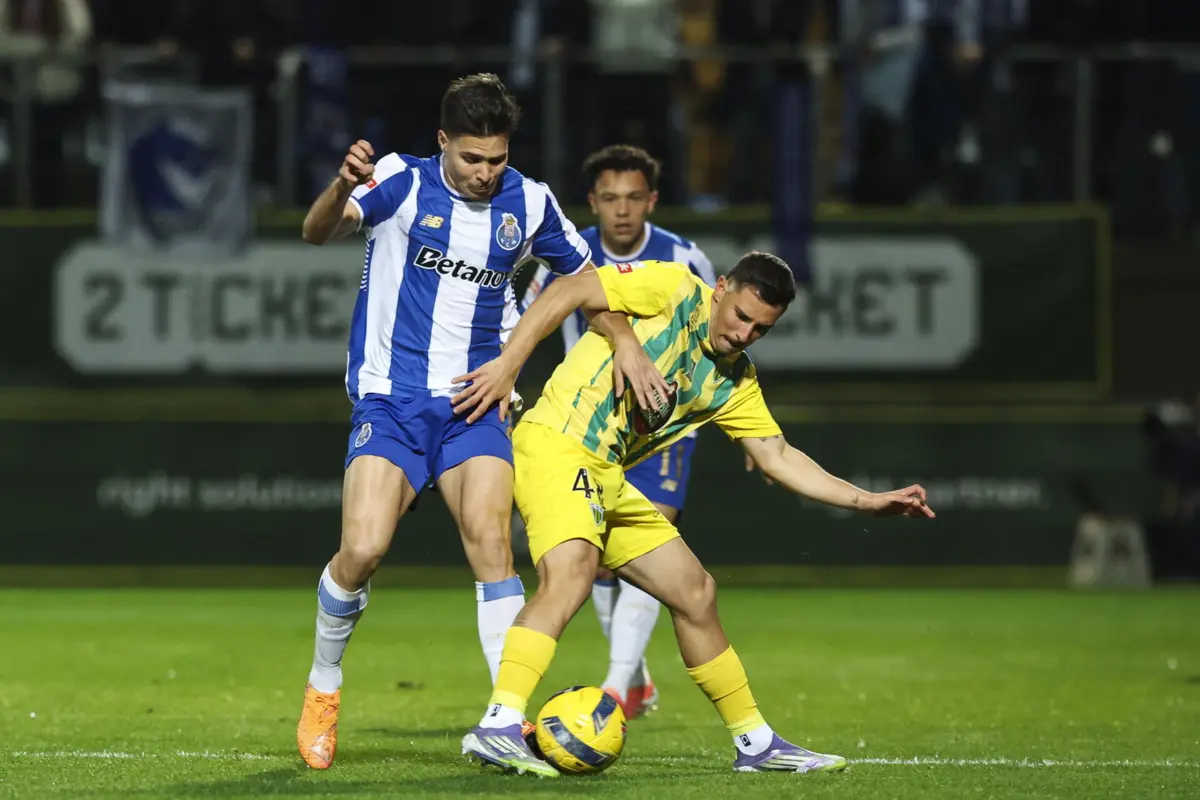 Francisco Moura e Tiago Manso no Tondela-FC Porto