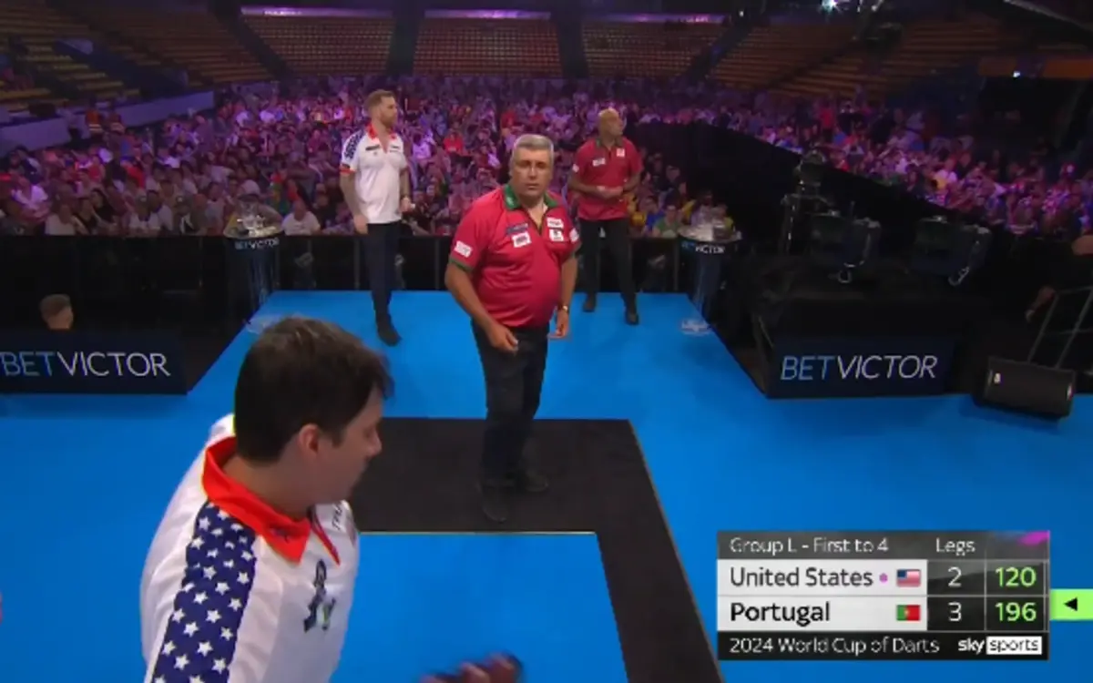 Imagem de contexto do artigo Portugal vence Estados Unidos no primeiro encontro da World Cup of Darts