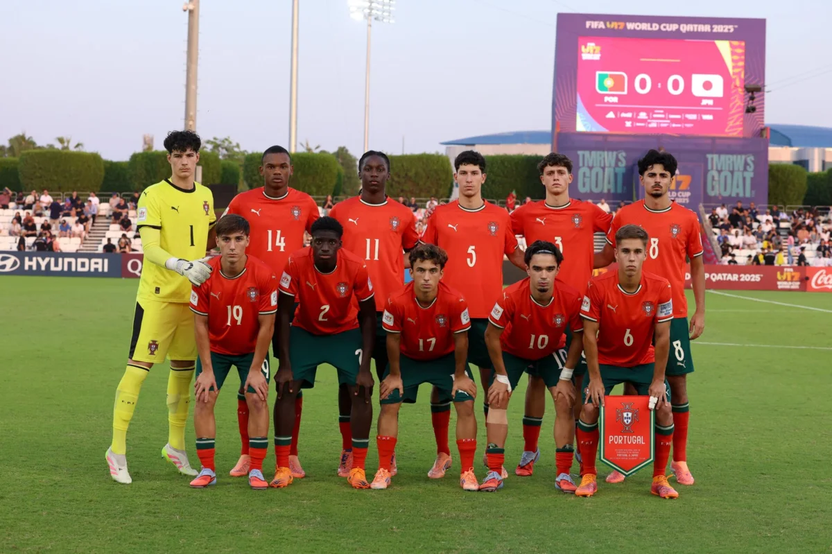 A seleção portuguesa sub-17