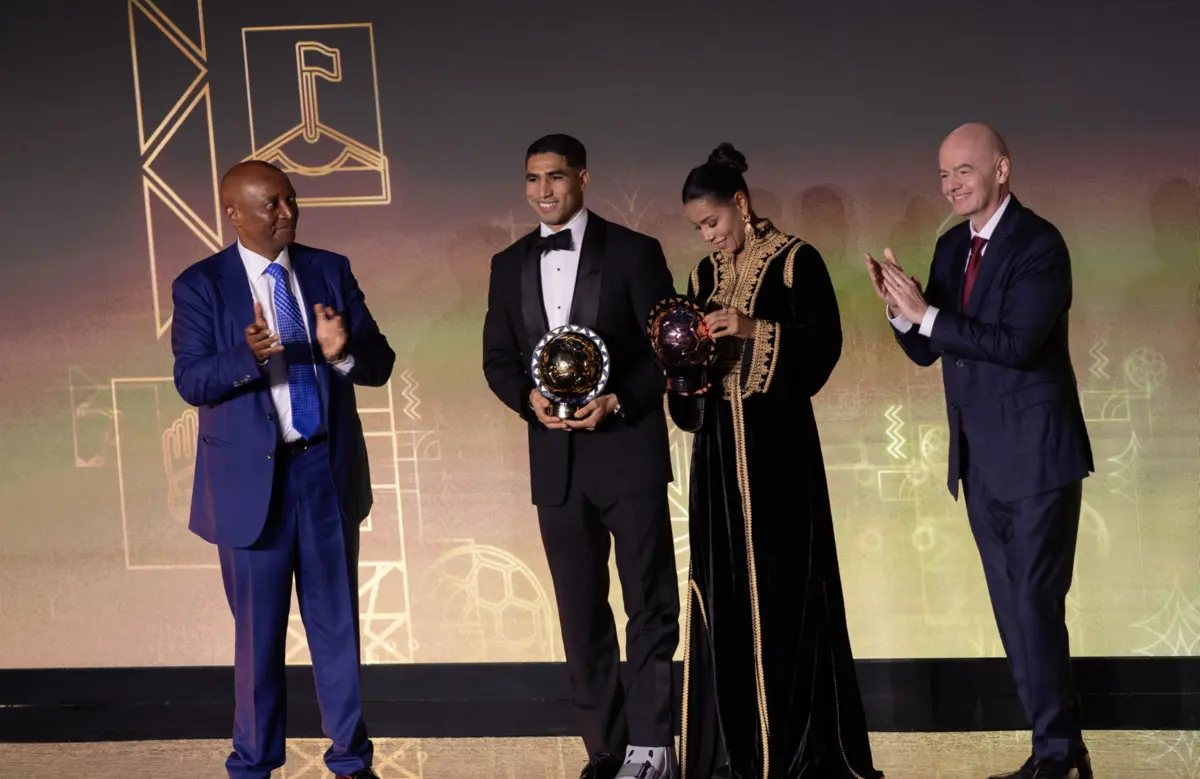 Hakimi e Ghizlane Chebbak