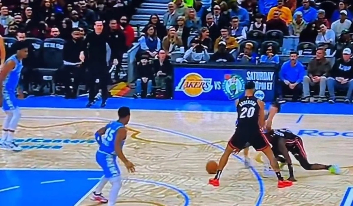 Imagem de contexto do artigo Vídeo: jogo para esquecer de base dos Heat dá que falar após detenção