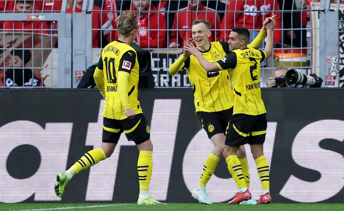 A festa do Dortmund (Créditos: EPA)