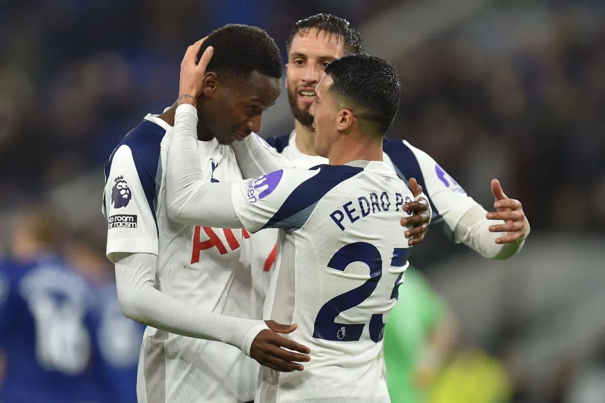 A festa do Tottenham