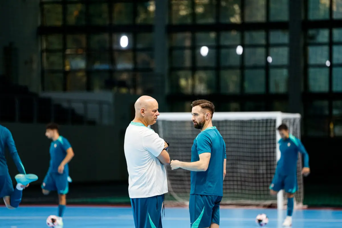 Jorge Braz e Tiago Brito (Créditos: FPF)
