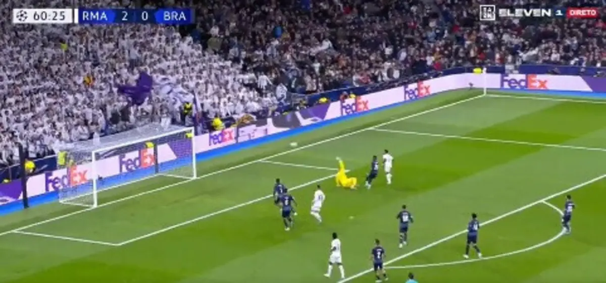 Imagem de contexto do artigo Vinícius e Rodrygo acabaram com a esperança do Braga. Veja como