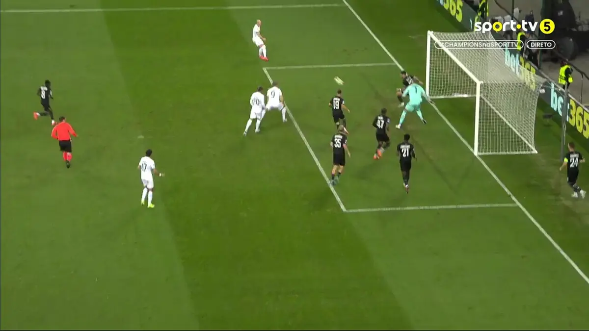 Imagem de contexto do artigo Gyokeres falha, Nuno Santos não e Sporting marca ao Sturm Graz. Veja o golo