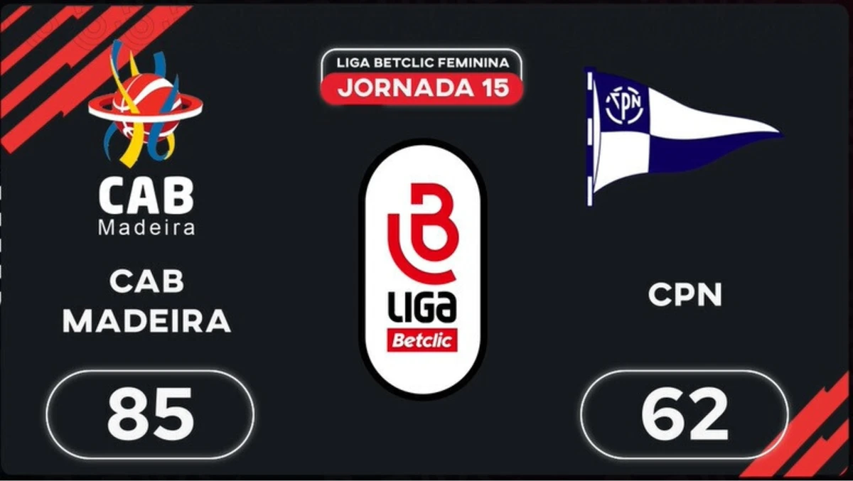 Imagem de contexto do artigo Liga Betclic Feminina: o resumo do CAB Madeira-CPN