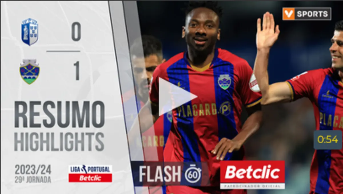 Imagem de contexto do artigo Veja os melhores lances do Vizela-Chaves neste resumo