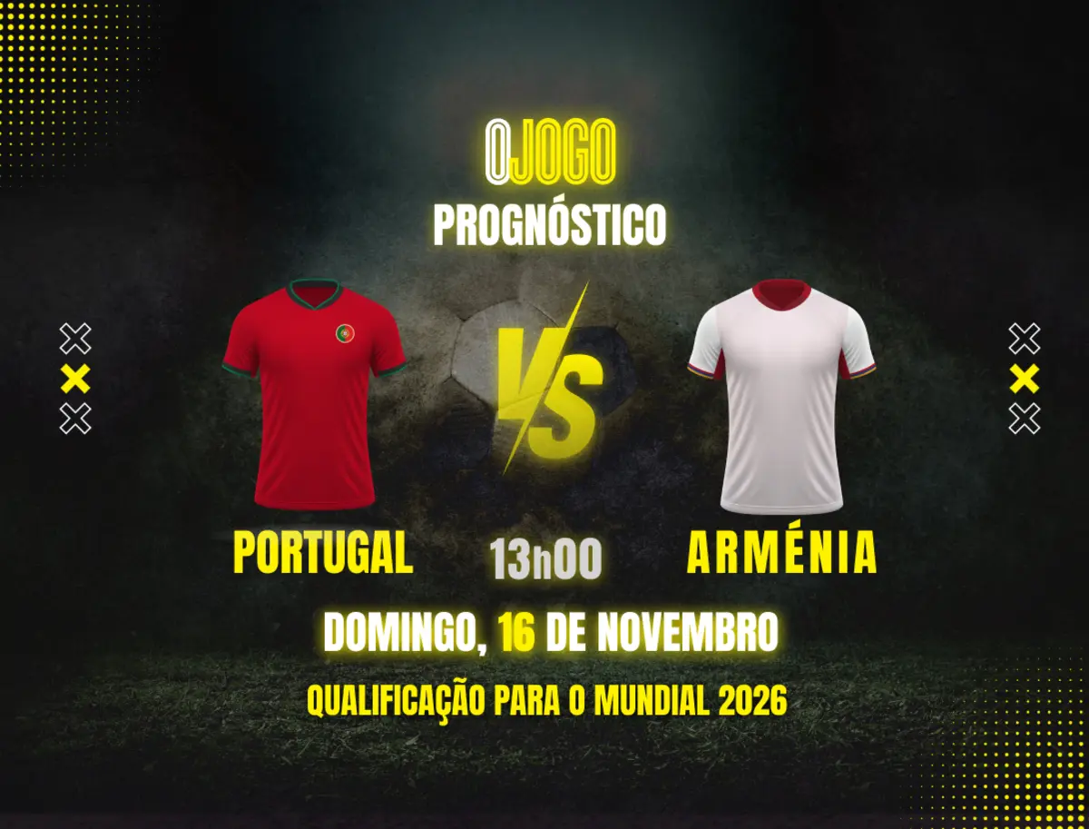 Imagem de contexto do artigo Prognóstico Portugal vs Arménia: Dicas e Odds para o Mundial
