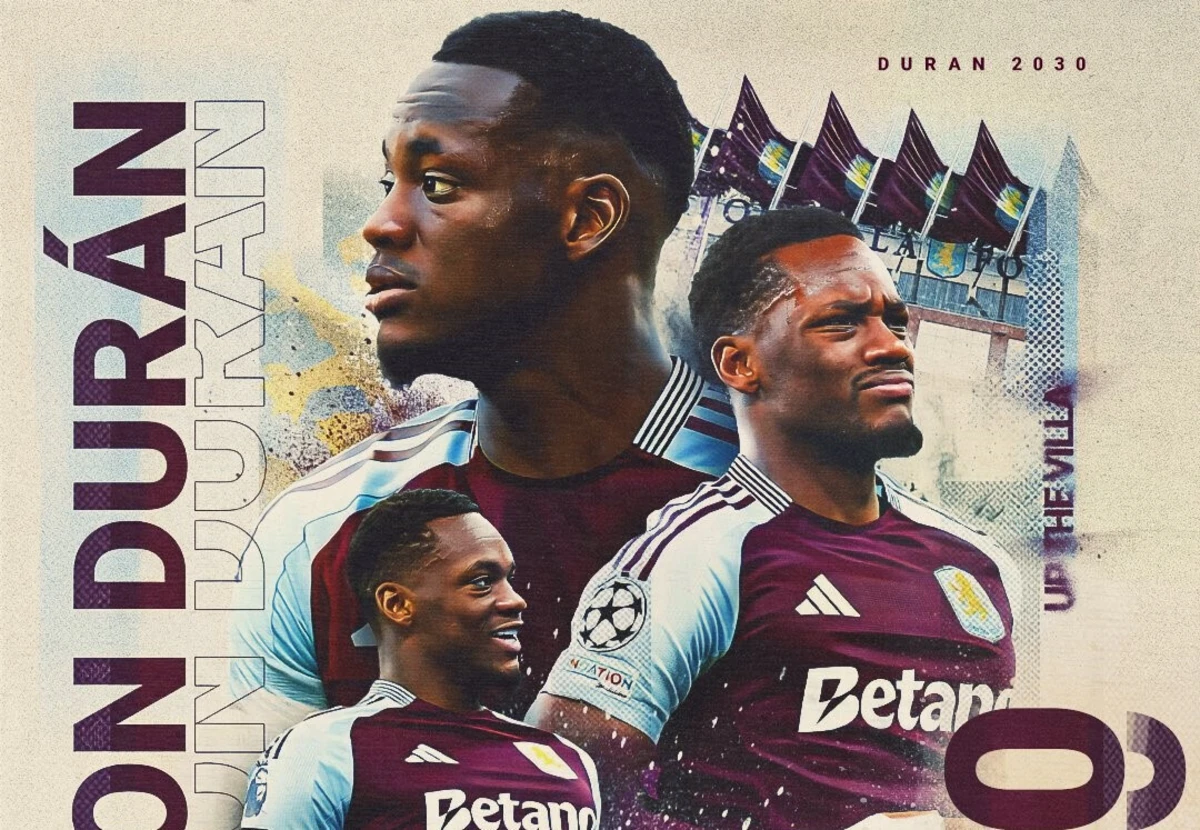 Jhon Durán (créditos: Aston Villa)