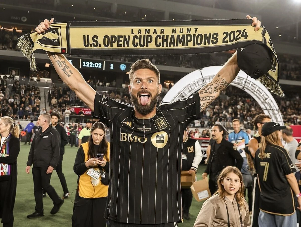 Imagem de contexto do artigo Los Angeles FC anuncia jogo de despedida de Giroud, que está a caminho do Lille