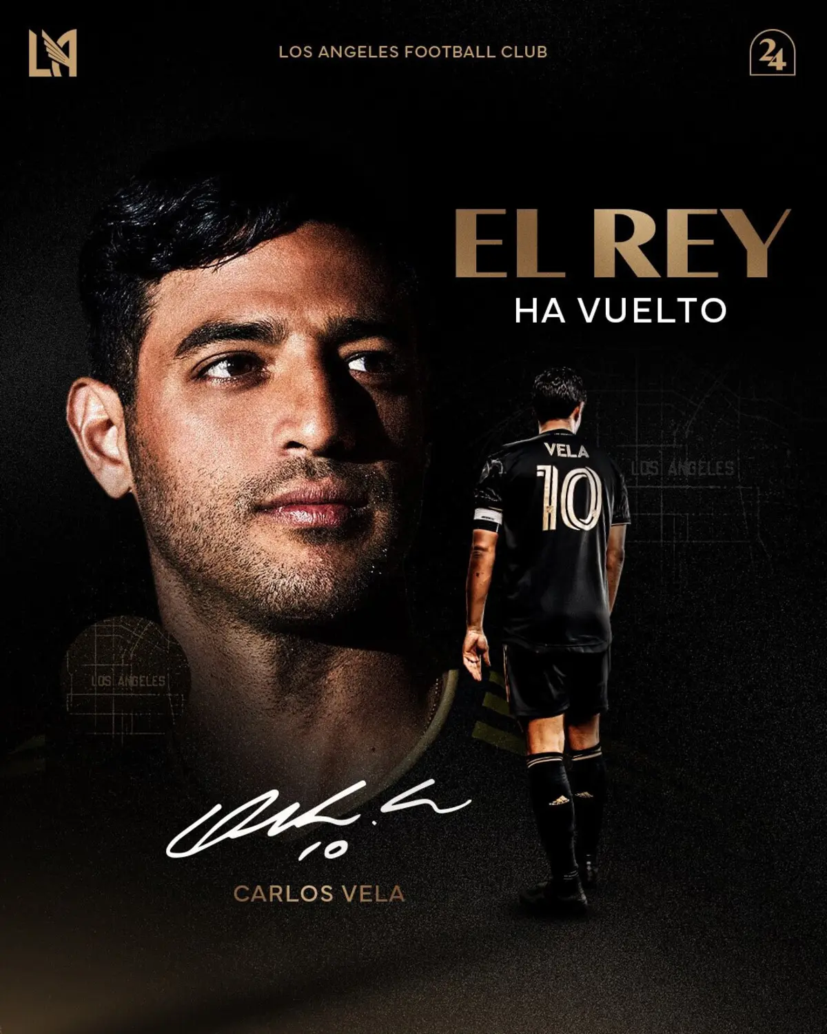 Imagem de contexto do artigo Carlos Vela regressa ao Los Angeles FC após meses sem jogar