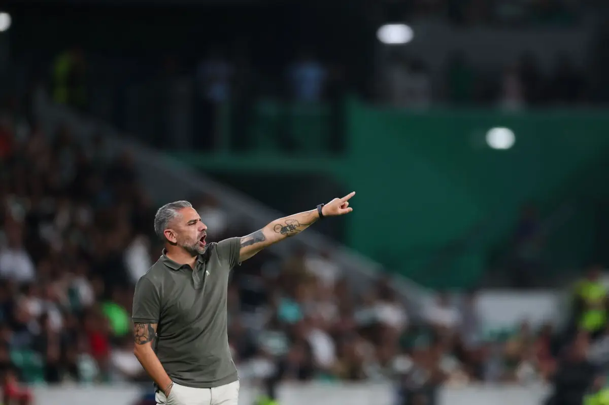 Rui Borges, treinador do Sporting