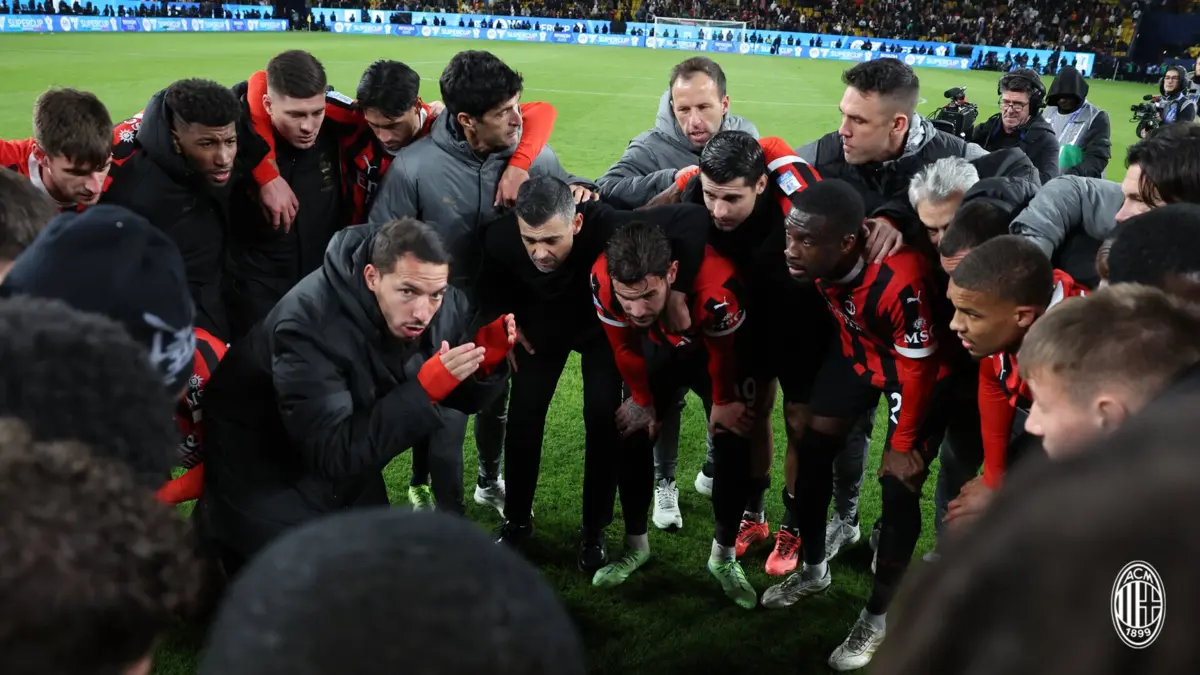 Imagem de contexto do artigo Sérgio Conceição abraçou o filho e fez a roda no Milan, mas garante: "Ao intervalo estava zangado"