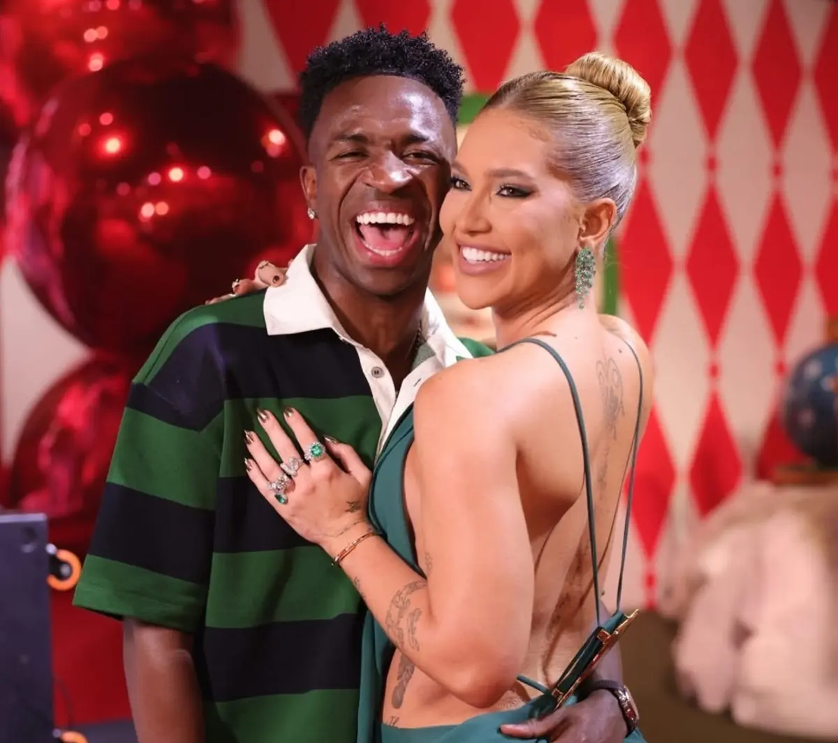 Imagem de contexto do artigo Namorada de Vini Jr. e o medo de fazer com que o avançado acuse doping: "Comecei a tremer..."