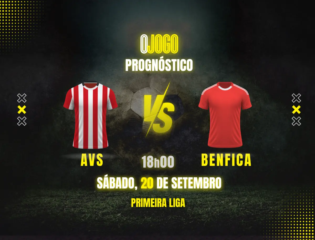 Imagem de contexto do artigo Prognóstico AVS vs Benfica: Dicas de Apostas e Odds para a Primeira Liga