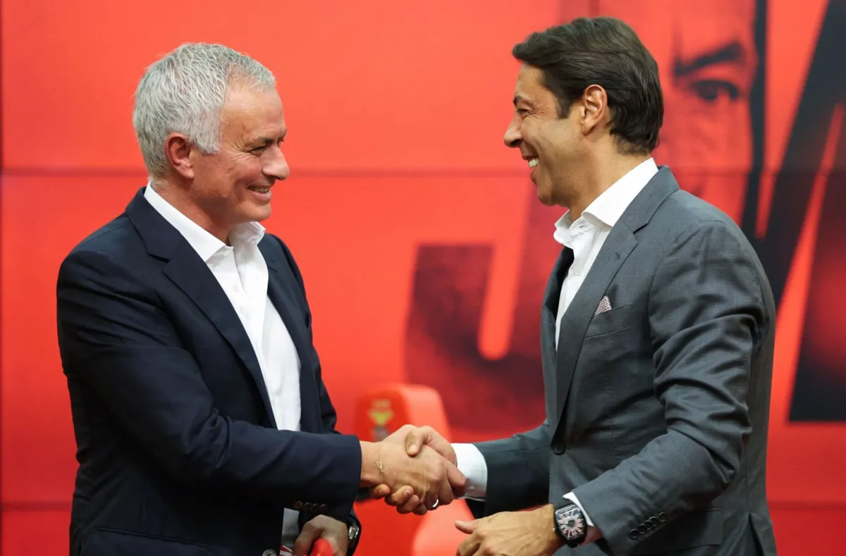 José Mourinho e Rui Costa