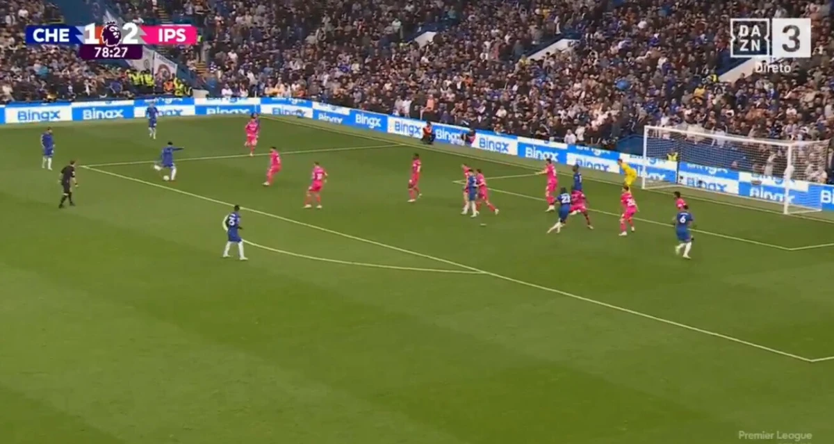 Imagem de contexto do artigo Golaço de Jadon Sancho dita empate entre Chelsea e Ipswich: confira