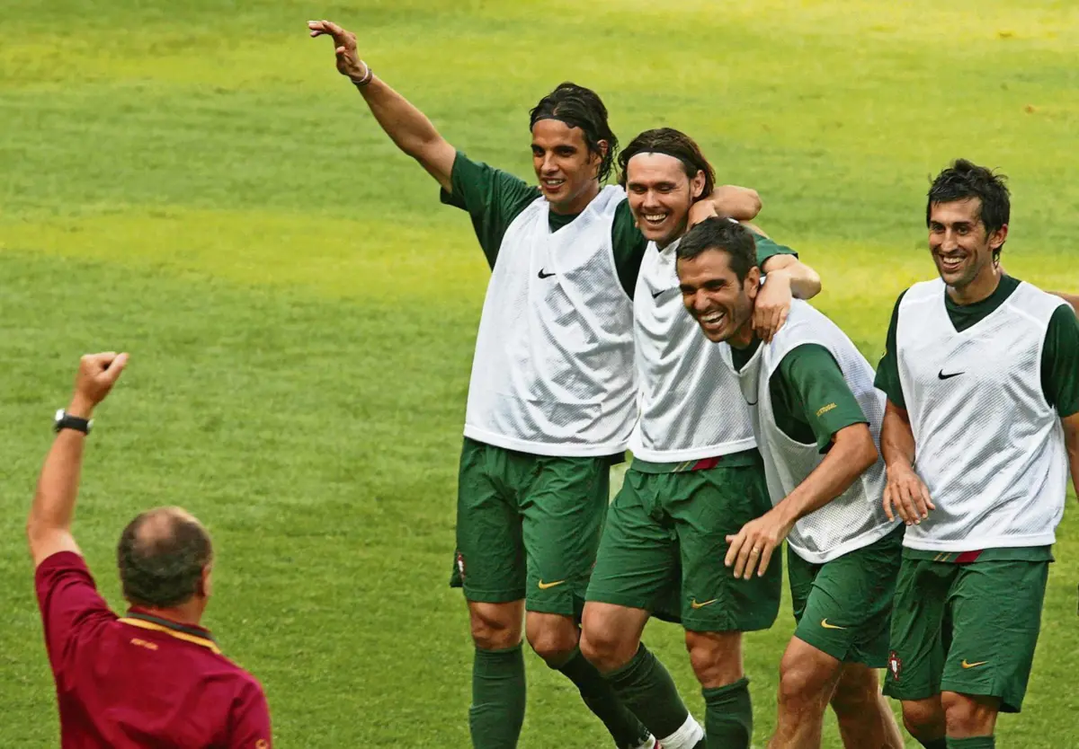 Nuno Gomes, Maniche, Pauleta e Marco Caneira
