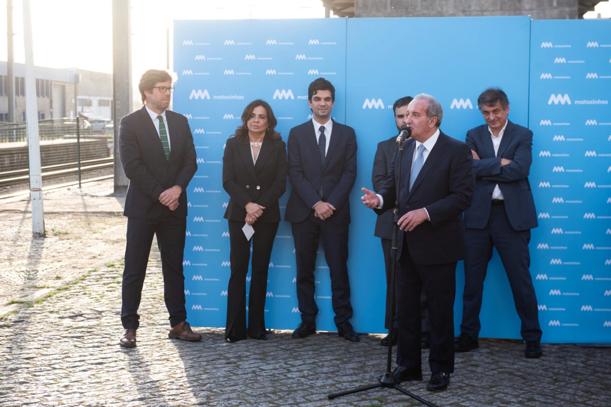 António Silva Tiago, em primeiro plano