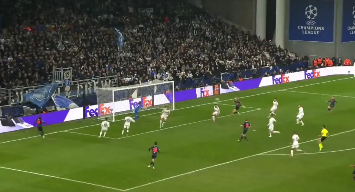 Imagem de contexto do artigo Copenhaga-Manchester City: "todo no ar", Haaland tentou golo de outro mundo