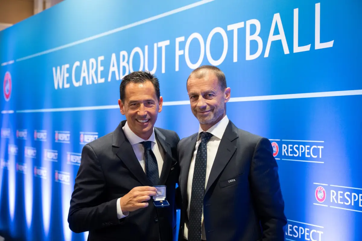 Pedro Proença e Ceferin