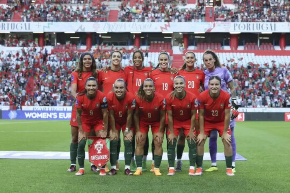Imagem de contexto do artigo Futebol feminino: Portugal empata com Bósnia e sobe à Liga A