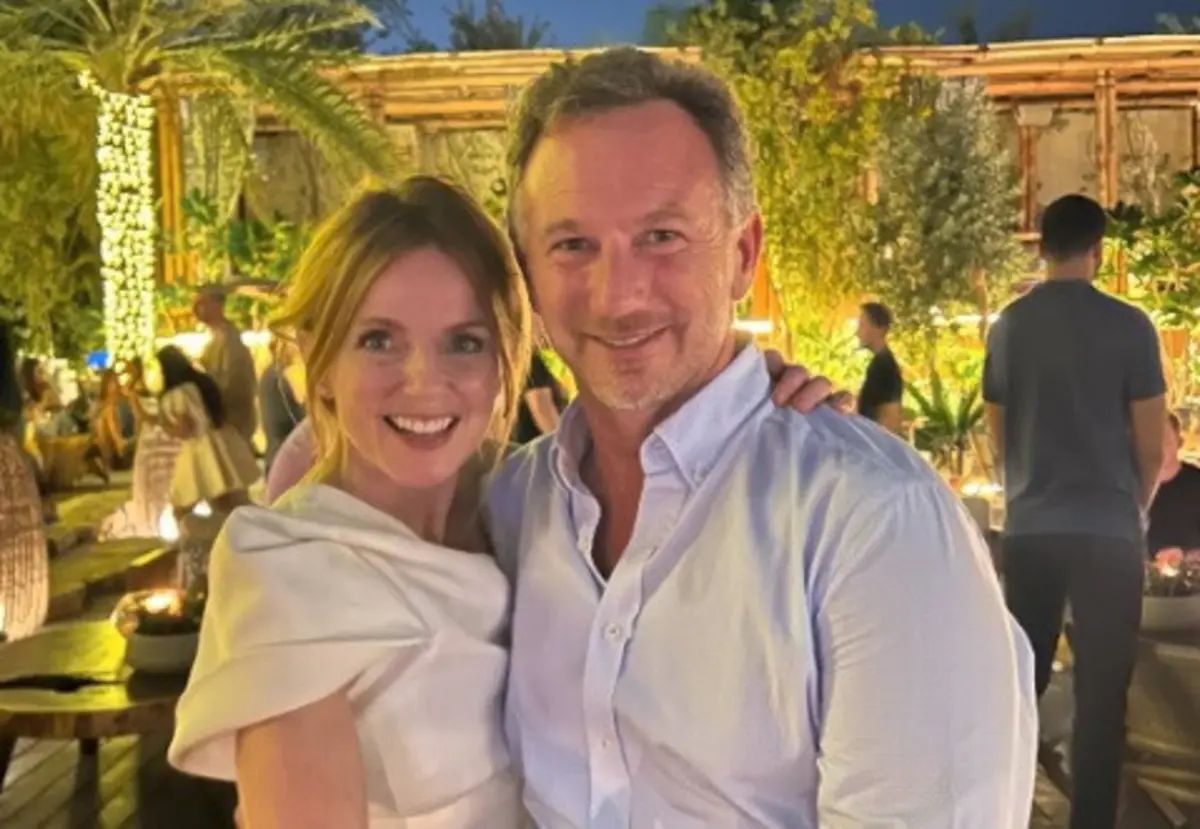 Chris Horner e Geri Halliwell (créditos: Instagram)