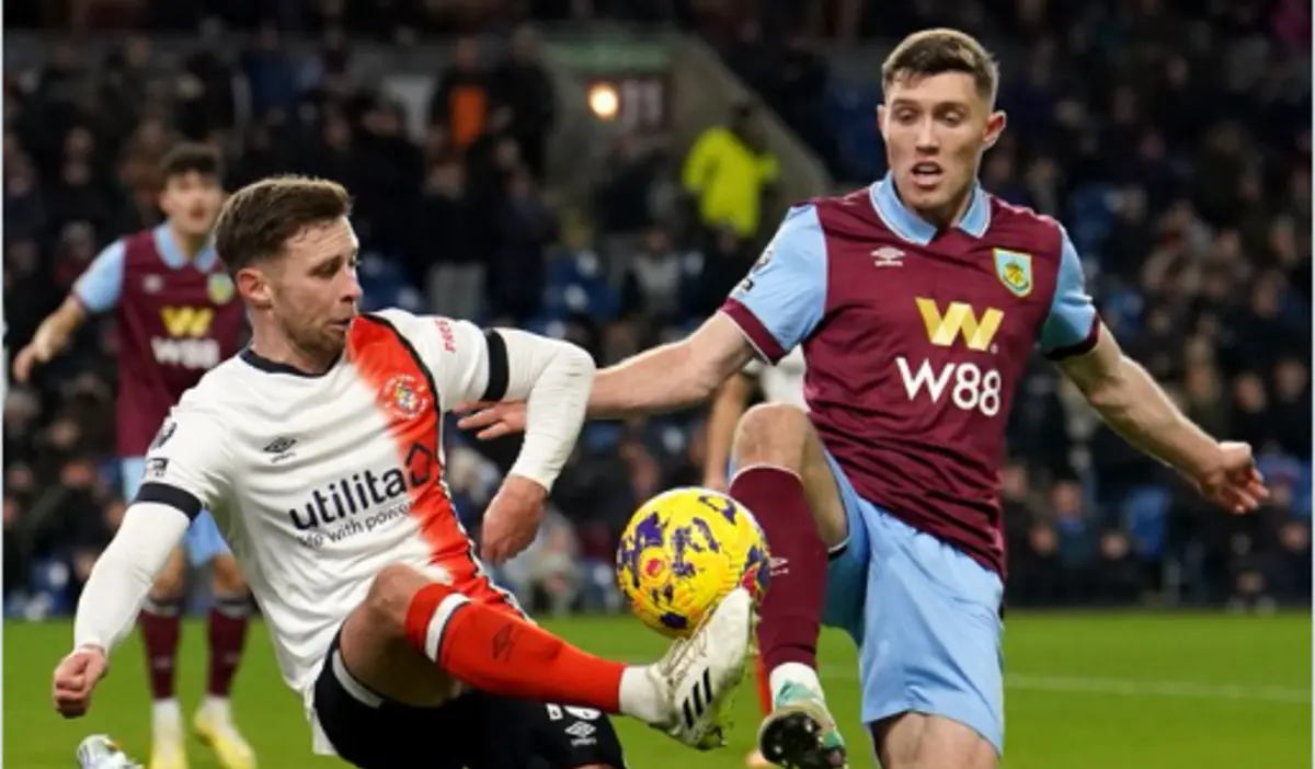 Empate entre Burnley e Luton (Reprodução: Burnley)