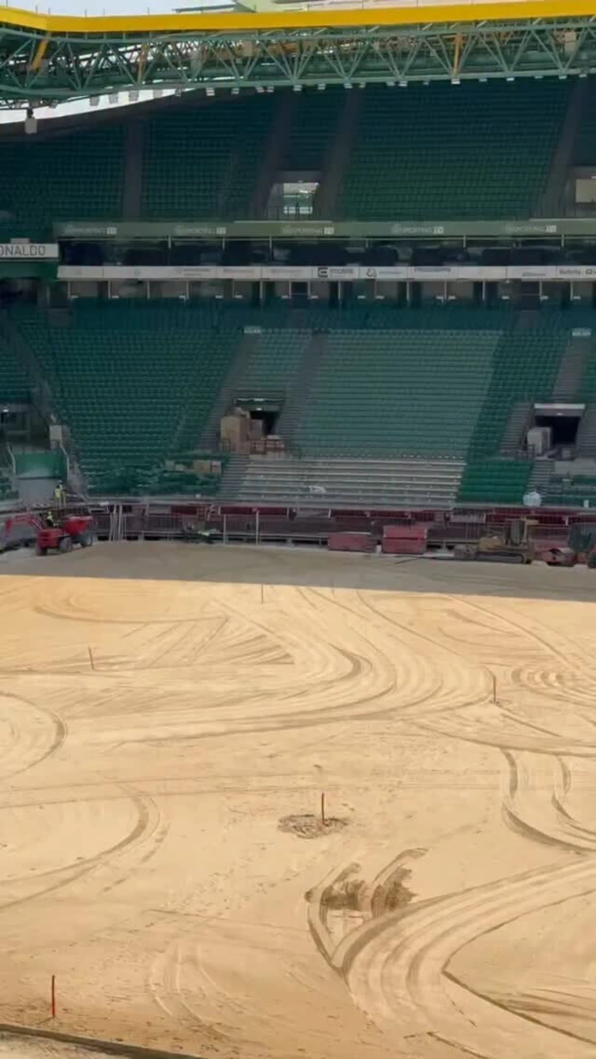 Imagem de contexto do artigo Estádio de Alvalade a ficar pronto: veja como está, a duas semanas do Sporting-Arouca