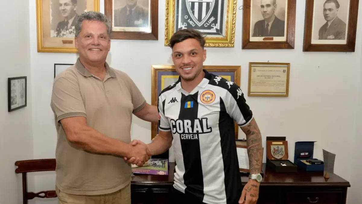 Daniel Júnior com o presidente Rui Alves