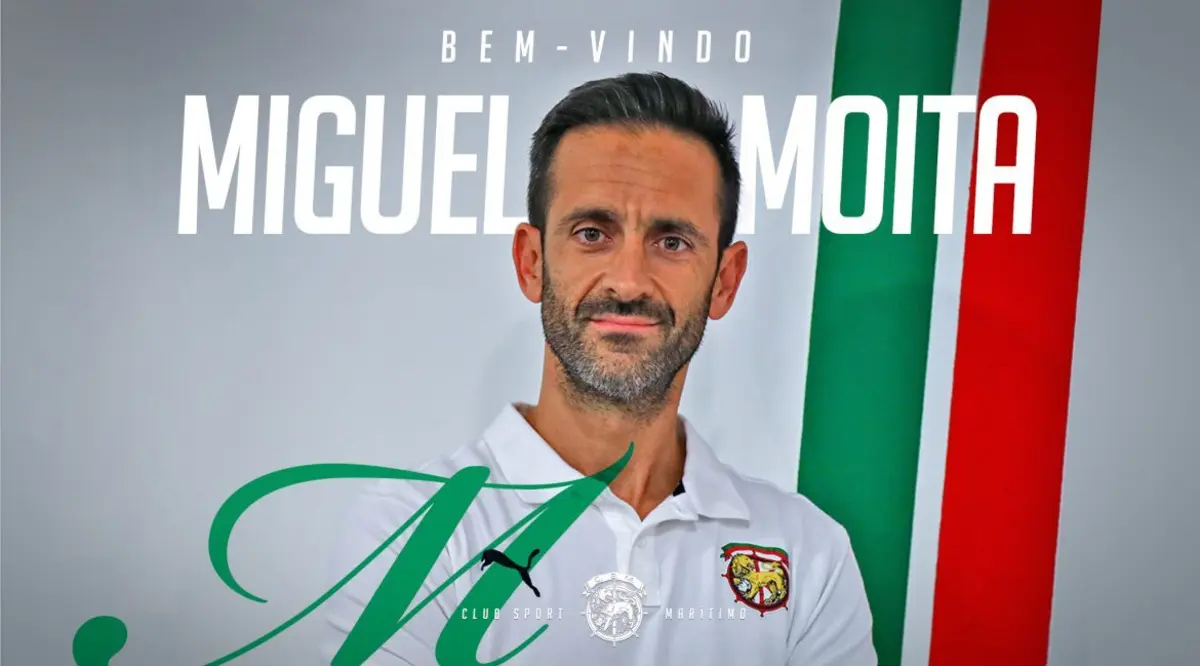 Imagem de contexto do artigo Miguel Moita treina o Marítimo: "É fácil de aceitar desafios como este"