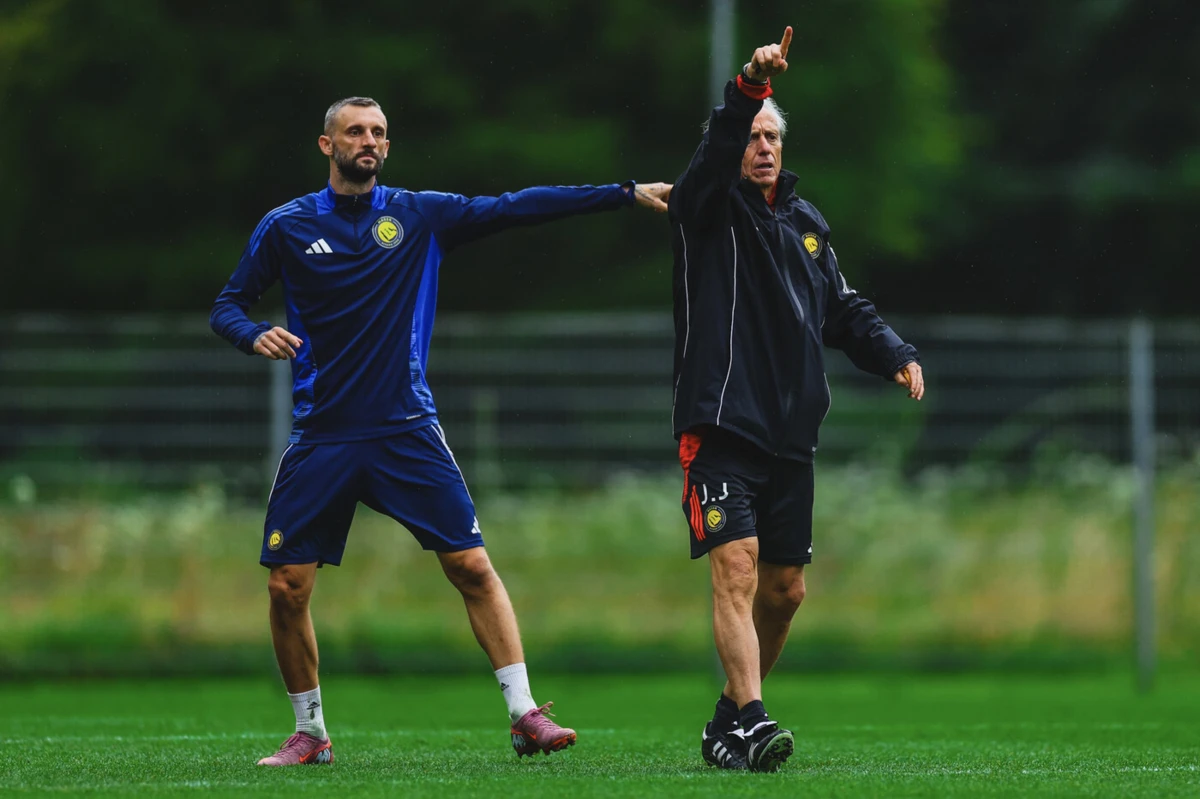 Brozovic e Jorge Jesus