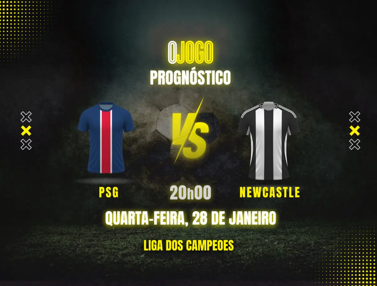 Imagem de contexto do artigo Prognóstico PSG vs Newcastle: Dicas e Odds - Liga dos Campeões