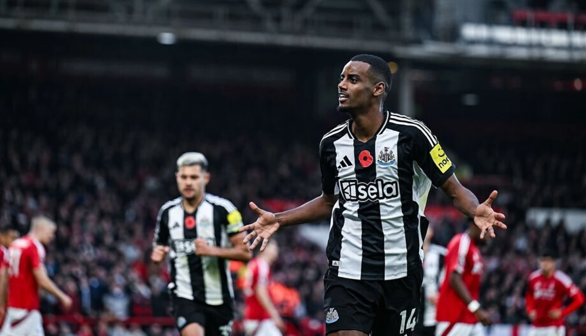 Isak, goleador do Newcastle