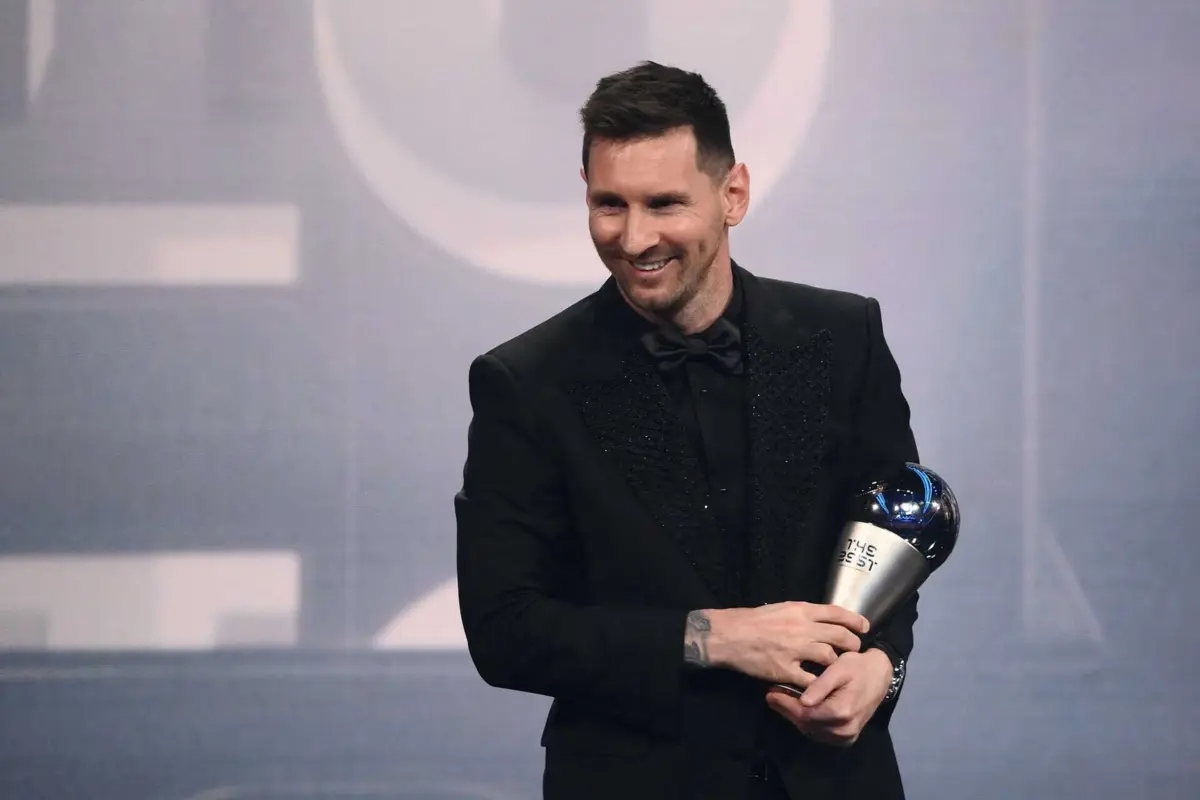 Messi conquistou o prémio relativo a 2022 (Créditos: FRANCK FIFE / AFP)