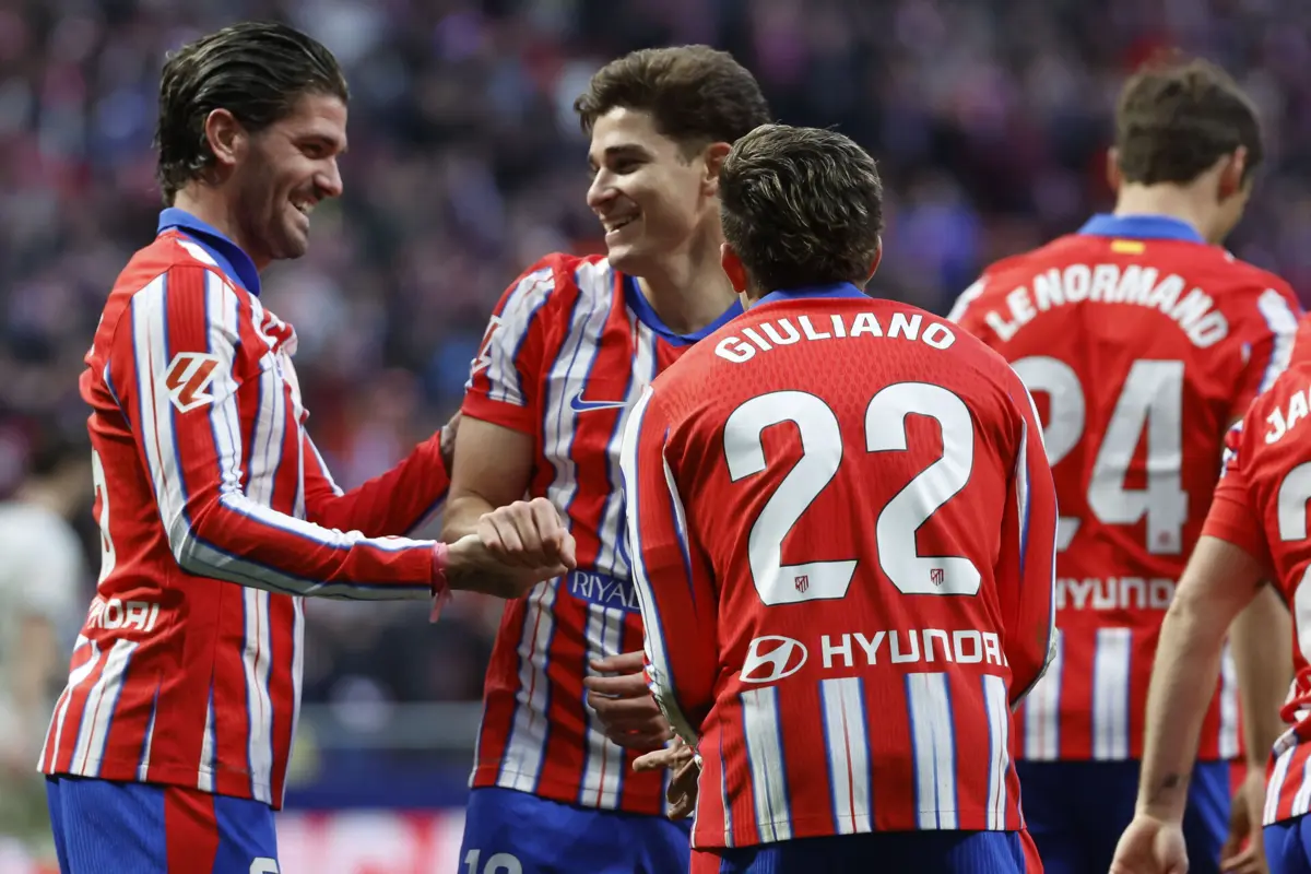 A festa do Atlético (Créditos: EPA)