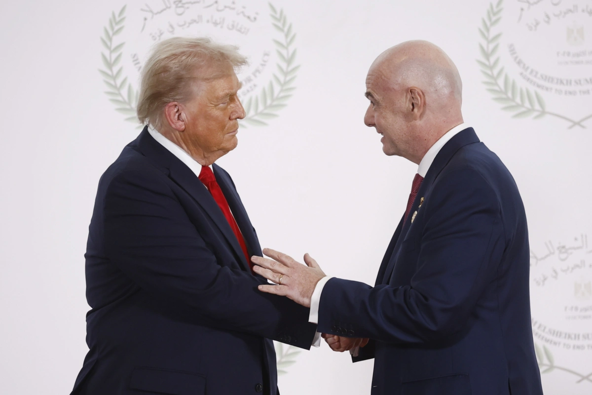 Donald Trump e Gianni Infantino